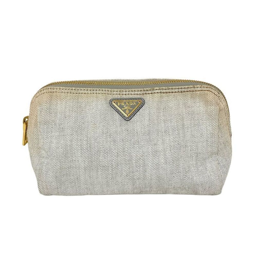 Prada Pouch - Light Gray - image 1